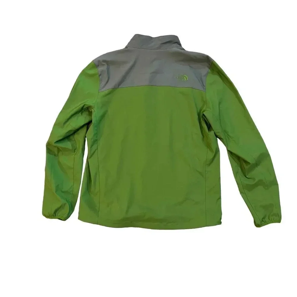 The North Face Men's Green Softshell‎ Water-Resistant Fleece Jacket Size Large